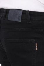 Load image into Gallery viewer, Mid Rise Narrow Fit Black Denim