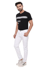 Load image into Gallery viewer, Mid Rise White Denim Jeans