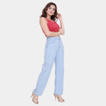 Load image into Gallery viewer, High Waist Straight Fit Jeans