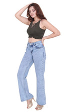 Load image into Gallery viewer, High Waist Flare Jeans
