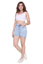 Load image into Gallery viewer, Denim Hot Shorts