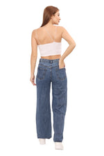 Load image into Gallery viewer, High Waist Wide Leg Jeans