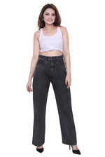 Load image into Gallery viewer, High Waist Wide Leg Jeans

